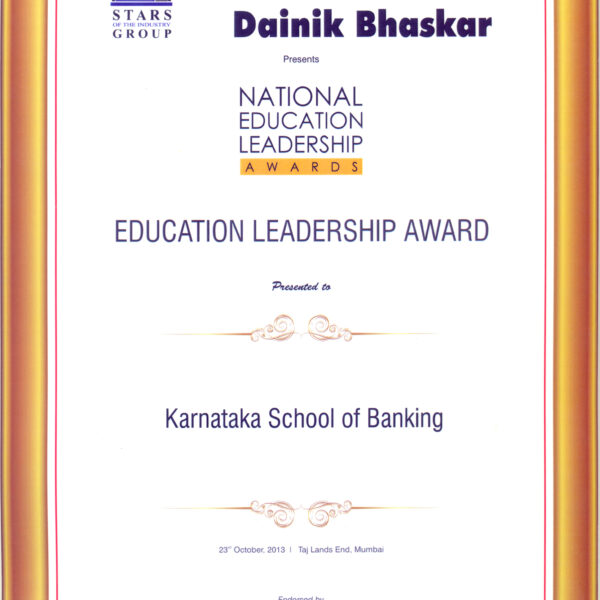 National Educational Leadership Award